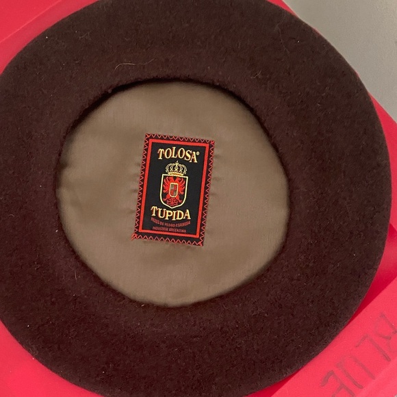 Tolosa Tupida Dark Brown Beret - Picture 2 of 5
